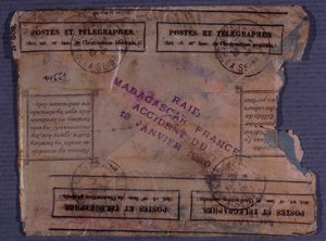 آخر رسالة من مدغشقر وفرنسا غارة (حادث 18 يناير 1930) بواسطة مجهول مجهول