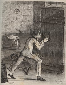 Le forcat Blouet - نقش في "Histoire des bagnes depuis leur create à nos jours" (1877) بقلم بيير زكون (1817-1895) (كولونيا بينالي - مستعمرة جزائية) مجموعة خاصة بواسطة مجهول مجهول