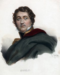 مارشال الجنرال نيكولاس جان دي ديو (جان دي ديو) سولت - مجهول - 1835 - طباعة حجرية ، ألوان مائية - 32 × 24 - مجموعة خاصة بواسطة مجهول مجهول