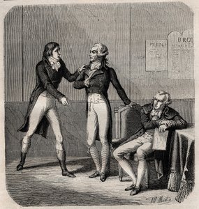 Maximilien Robespierre - Louis de Saint Just (Saint-Just بواسطة مجهول مجهول