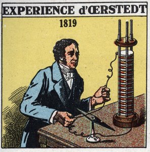 قياس التيارات الكهربائية: Hans Christian Oerested (Oersted or Orsted بواسطة مجهول مجهول