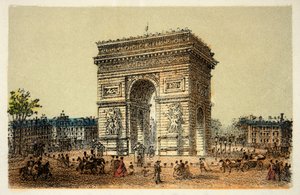 باريس 1874: L'Arc de l'Etoile ، مجموعة خاصة بواسطة مجهول مجهول
