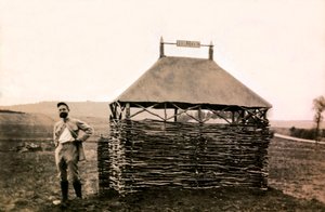 صورة من ألبوم شخصي لملازم مشاة خلال الأشهر الأولى من الحرب العالمية الأولى (1st ، Iere بواسطة مجهول مجهول