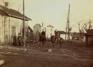 صورة من ألبوم شخصي لملازم مشاة خلال الأشهر الأولى من الحرب العالمية الأولى (1st ، Iere بواسطة مجهول مجهول
