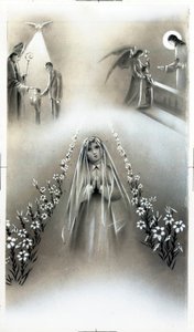 صورة التقوى: الشركة وممارسة الإيمان ، مراحل التربية الدينية المسيحية. بطاقة التحصيل الخاصة بواسطة مجهول مجهول