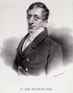 صورة لأليكسيس دي غارود (1779-1852) الملحن الفرنسي. القرن ال 19. بواسطة مجهول مجهول
