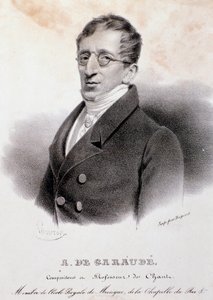 صورة لأليكسيس دي غارود (1779-1852) الملحن الفرنسي. القرن ال 19. بواسطة مجهول مجهول