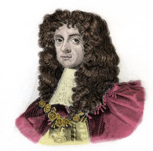 صورة لتشارلز الثاني (1630-1685) ملك إنجلترا نقش القرن التاسع عشر. ميلانيز بواسطة مجهول مجهول