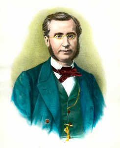 صورة لإميل أوليفير (1825-1913) ، سياسي فرنسي. نقش القرن التاسع عشر. مجموعة خاصة بواسطة مجهول مجهول