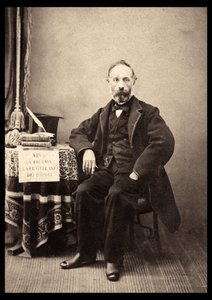 صورة لرجل الدولة الإيطالي فرانشيسكو كريسبي (1818-1901) في عام 1863. © Lee / leemage بواسطة مجهول مجهول
