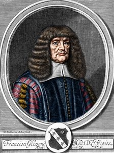 صورة لفرانسيس جليسون (1599-1677) طبيب بريطاني وعالم تشريح. بواسطة مجهول مجهول