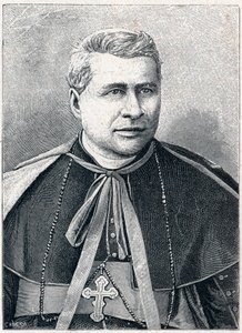 صورة جيوفاني سيميوني (1816-1892) ، الكاردينال الإيطالي. نقش في "Les Missions Catholiques au XIXeme Siecle" للويس-يوجين (لويس يوجين) لوفيت. مجموعة خاصة. بواسطة مجهول مجهول