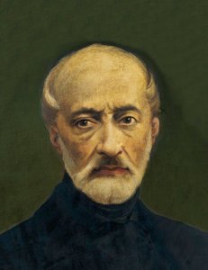 صورة جوزيبي مازيني (1805-1872) ، سياسي إيطالي وقومي. لوحة مجهولة بواسطة مجهول مجهول