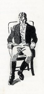 صورة شخصية هيثكليف للشخصية الرومانية "مرتفعات ويذرينغ" لإميلي برونتي (1818-1848) (رسم) بواسطة مجهول مجهول
