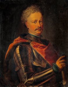 صورة جون الثالث سوبيسكي (1629-1696) ملك بولندا لوحة مجهولة. القرن السابع عشر الشمس. 0،81x0،64 م بواسطة مجهول مجهول