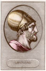 Portrait of Leonidas 1st, King of Sparta from - 491 a - 480. Engraving. Private collection. بواسطة مجهول مجهول