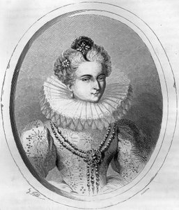 صورة ليونورا دوري (أو دوسي) ديت غاليجاي ، ماريشال دانشر (1568-1617) - نقش من عام 1863 في "الكتاب الأحمر - تاريخ السقالة في فرنسا" لدوبراي دي لا ماهري - مجموعة خاصة بواسطة مجهول مجهول