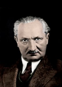 صورة للفيلسوف الألماني مارتن هايدجر (1889-1976).