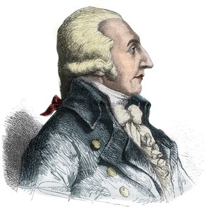 صورة لبيير روجر دوكوس (1747-1816) ، سياسي فرنسي - نقش في "Histoire des Girondins" للفونس دي لامارتين (1790-1869) 1865-1866 - مجموعة خاصة بواسطة مجهول مجهول