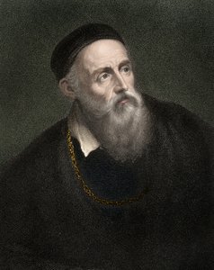 صورة لتيتيان (1490-1576) ، تيزيانو فيسيليو ، رسام البندقية بواسطة مجهول مجهول