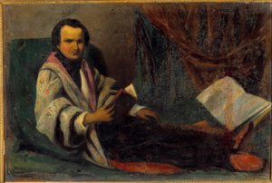 صورة لفيكتور هوغو (1802-1885) لوحة مجهولة. القرن ال 19. الشمس 0.66x0.98 م بواسطة مجهول مجهول
