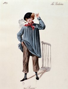 صورة لبائع متجول الأول ، من La Boheme بواسطة Puccini (1892-1895) بواسطة مجهول مجهول