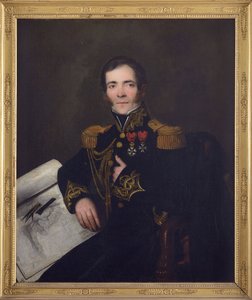 صورة للأدميرال آن كريتيان لويس دي هيل (1783-1864) ، مجهول. زيت على قماش ، ج. 1832. مجموعة خاصة بواسطة مجهول مجهول