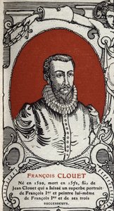 صورة للرسام الفرنسي فرانسوا كلويه (1510-1572) نقش من عام 1914. بواسطة مجهول مجهول