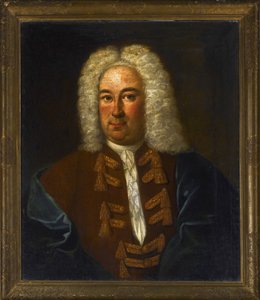 صورة للمؤلف جورج فريدريش هاندل (Haendel) (1685-1759) ، مجهول. زيت على قماش ، مقاس 76x64 بواسطة مجهول مجهول