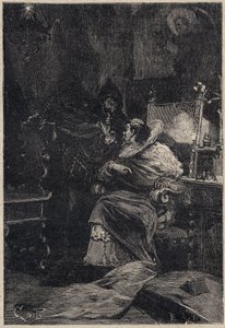 رودريجو بورجيا وأسكانيو ماريا سفورزا فيسكونتي (1455-1505) - نقش من "لوكريزيا بورجيا" لأوسكار بيو - 1883 بواسطة مجهول مجهول