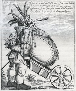 هجاء ضد ماتياس جالاس (1584-1647) جنرال في الجيش الإمبراطوري خلال حرب الثلاثين عامًا ، بعد تقاعده عام 1636. نقش من القرن السابع عشر. مجموعة خاصة. بواسطة مجهول مجهول