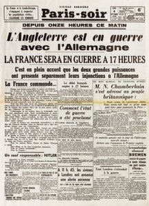 الحرب العالمية الثانية (1939-1945) - الحرب العالمية الثانية (الحرب العالمية الثانية أو الحرب العالمية الثانية): أمسية باريس في 4 سبتمبر بواسطة مجهول مجهول