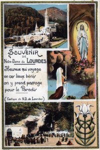 بطاقة بريدية تذكارية من لورد - هاوتس بيرينيه (65) حوالي عام 1900. بواسطة مجهول مجهول