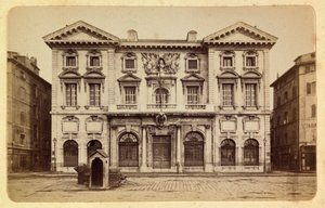 مدينة مرسيليا ومحيطها حوالي 1885-1890: دار البلدية ، مجموعة خاصة بواسطة مجهول مجهول