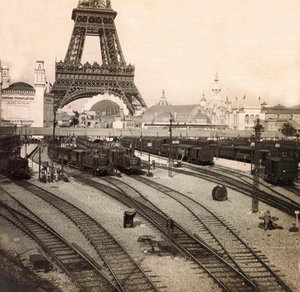 المعرض العالمي لعام 1900 - المعرض العالمي لعام 1900 في باريس: La gare du Champs de Mars - مجموعة خاصة بواسطة مجهول مجهول