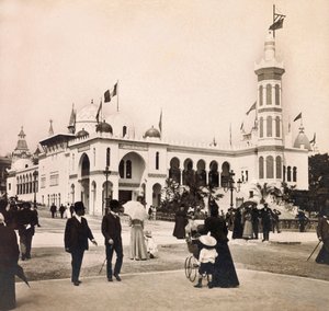 المعرض العالمي لعام 1900 - المعرض العالمي لعام 1900 بباريس: قصر الجزائر - مجموعة خاصة بواسطة مجهول مجهول