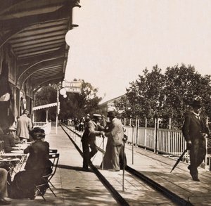 المعرض العالمي لعام 1900 - المعرض العالمي لعام 1900 في باريس: الرصيف المتداول - مجموعة خاصة بواسطة مجهول مجهول