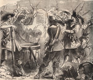 حرب الثلاثين عامًا: حصار Saint-Jean-de-Losne (Saint Jean de Losne) في 2 نوفمبر بواسطة مجهول مجهول