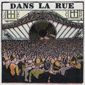 الاتصالات اللاسلكية: داخل المدينة. رسم توضيحي مجهول عام 1925. مجموعة خاصة. بواسطة مجهول مجهول