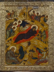 الميلاد ، 1497 بواسطة رسام أيقونات روسي مجهول