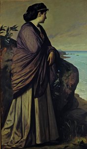 على شاطئ Iphigenia الحديث ، 1875 بواسطة أنسلم فيورباخ