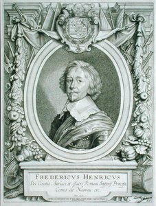 فريدريك هنري (1584-1647) كونت ناساو-ديلينبورج ، من 'Portraits des Hommes Illustres' ، نُشر عام 1706 (نقش)