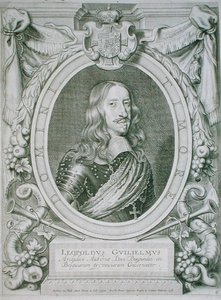 ليوبولد الأول (1640-1708) الإمبراطور الروماني المقدس (1658-1705) من "بورتريتس ديس هوم إيورز" ، نقش بواسطة بيتروس دي إيود ، نُشر عام 1706 (نقش)