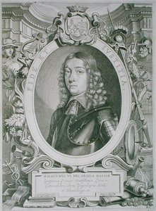 ويليام السادس (1629-63) Landgrave of Hesse-Cassel ، من 'Portraits des Hommes Illustres' ، نقش بواسطة T. Matham ، نُشر عام 1706 (نقش)