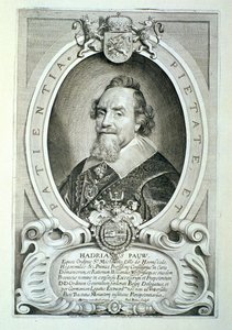 Adriaen Pauw (1585-1653) من "Portraits des Hommes Illustres" ، منقوش بواسطة Paulus Pontius (1603-68) تم نشره عام 1706 بواسطة Anselmus van Hulle