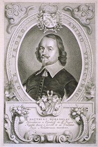 ماتياس ميلونيوس Biorenklou (1607-71) من "Portraits des Hommes Illustres" ، تم نشره عام 1706 بواسطة Anselmus van Hulle