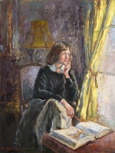 صورة شخصية من النافذة