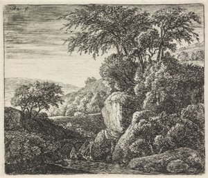 منظر طبيعي مع شلال صغير Rocky Landscapes (عنوان المسلسل)