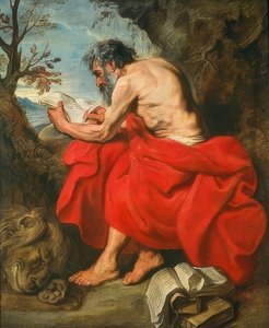 القديس جيروم. حوالي 1615-16 بواسطة أنتوني فان ديك