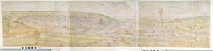 منظر بانورامي لبروكسل من الشمال ، 1558 بواسطة Anthonis van den Wyngaerde